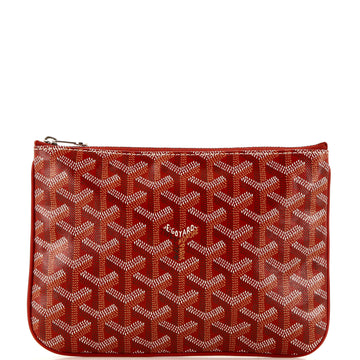 Goyard Senat Zip Pouch Coated Canvas PM