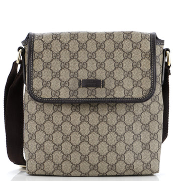 Gucci Flap Messenger GG Coated Canvas Small