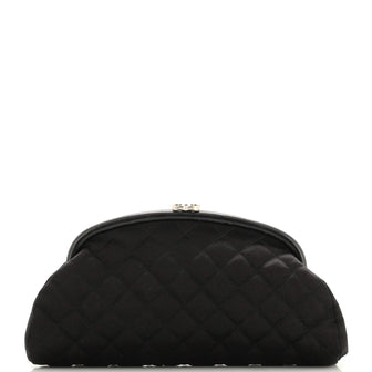 Chanel Timeless Clutch Quilted Satin