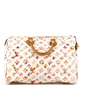 Louis Vuitton Speedy Handbag Monogram Watercolor Aquarelle 35