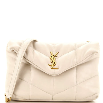 Saint Laurent Loulou Puffer Shoulder Bag Quilted Leather Mini