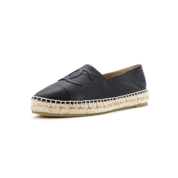 Chanel Women's CC Cap Toe Espadrilles Leather