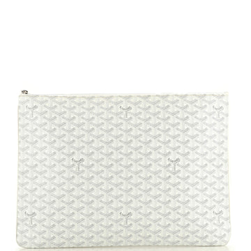 Goyard Senat Zip Pouch Coated Canvas GM