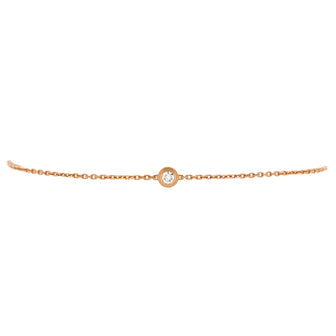 Cartier D'Amour Bracelet 18K Rose Gold and Diamond XS