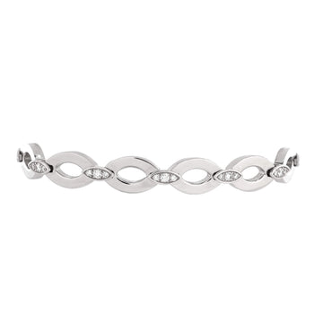 Cartier Diadea Chain Bracelet 18K White Gold with Diamonds