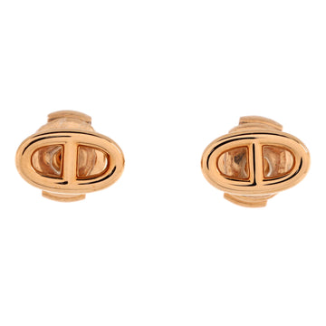 Hermes Farandole Stud Earrings 18K Rose Gold Very Small