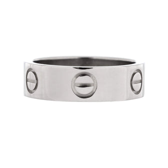 Cartier Love Band Ring 18K White Gold