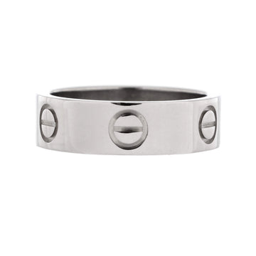 Cartier Love Band Ring 18K White Gold