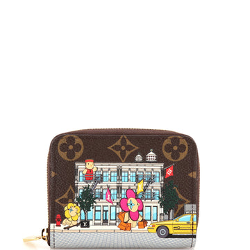 Louis Vuitton Zippy Coin Purse Limited Edition Vivienne Xmas Monogram Canvas