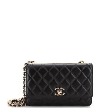 Chanel Trendy CC Wallet on Chain Quilted Lambskin