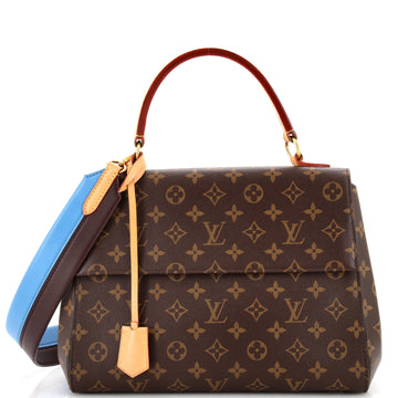 Louis Vuitton Cluny Top Handle Bag Monogram Canvas MM