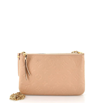 Louis Vuitton Double Zip Pochette Bicolor Monogram Empreinte Giant