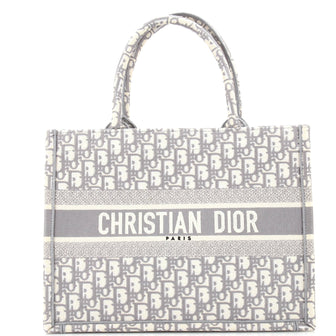 Christian Dior Book Tote Oblique Canvas Medium