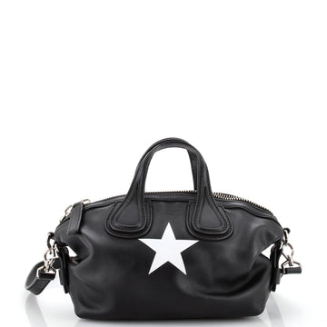 Givenchy Nightingale Satchel Printed Leather Mini