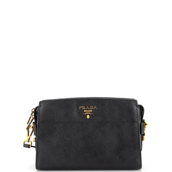 Prada Esplanade Crossbody Bag Saffiano with City Calf Small