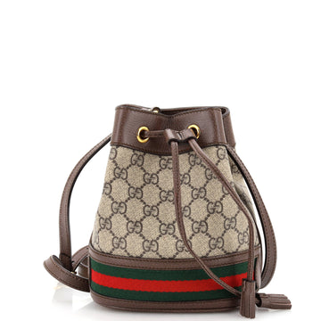 Gucci Ophidia Bucket Bag GG Coated Canvas Mini