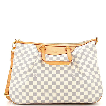 Louis Vuitton Siracusa Handbag Damier GM
