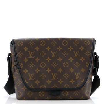 Louis Vuitton Magnetic Messenger Bag Macassar Monogram Canvas