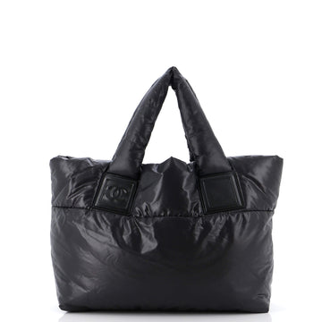 Chanel Coco Cocoon Reversible Tote Quilted Nylon Small
