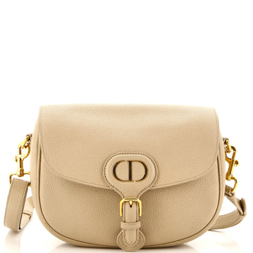 Christian Dior Bobby Flap Bag Leather Medium