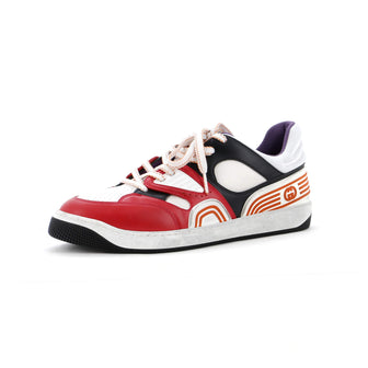 Gucci Basket Low-Top Sneakers Demetra with Fabric