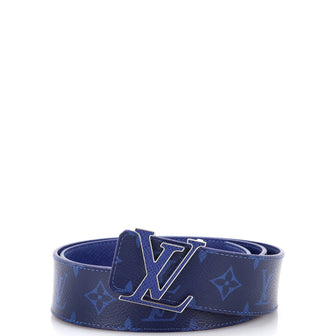Louis Vuitton LV Initiales Reversible Belt Monogram Taigarama Wide