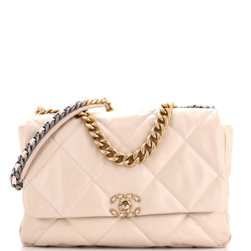 Chanel 19 Flap Bag Quilted Leather Maxi
