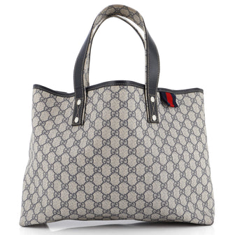 Gucci Web Loop Tote GG Coated Canvas Medium