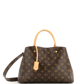 Louis Vuitton Montaigne Handbag Monogram Canvas MM