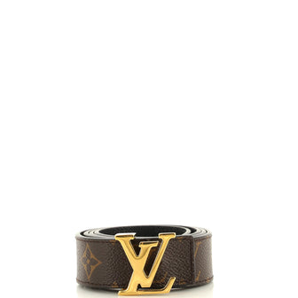 Louis Vuitton LV Initiales Reversible Belt Monogram Canvas and Leather Medium