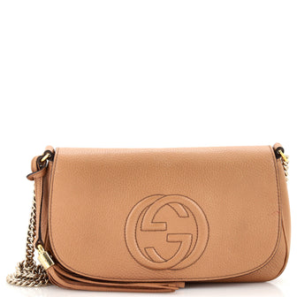 Gucci Soho Chain Crossbody Bag Leather Medium