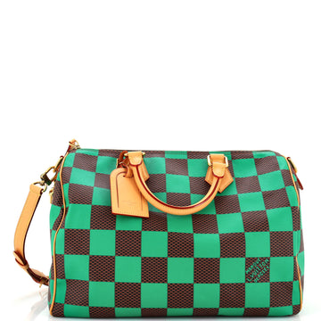 Louis Vuitton Speedy Bandouliere Bag Damier Pop 35