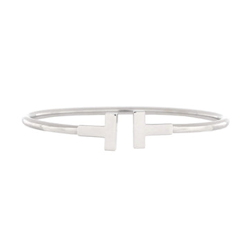 Tiffany & Co. T Wire Bracelet 18K White Gold