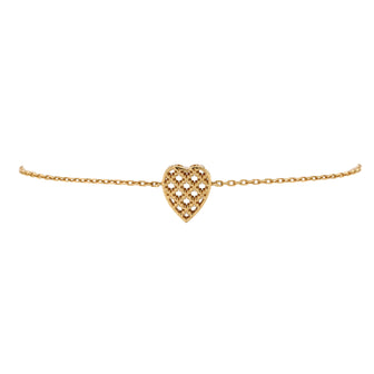Gucci Diamantissima Heart Bracelet 18K Yellow Gold