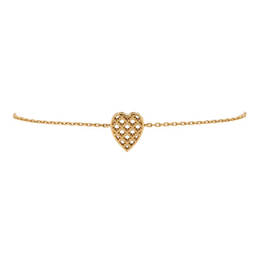 Gucci Diamantissima Heart Bracelet 18K Yellow Gold