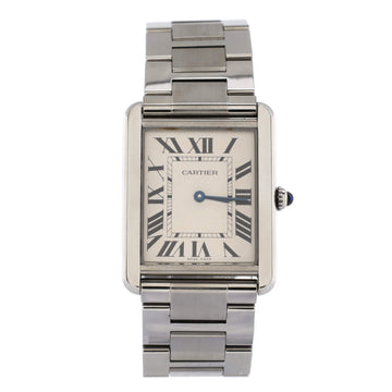 Cartier Tank Solo Quartz Watch Stainless Steel 27