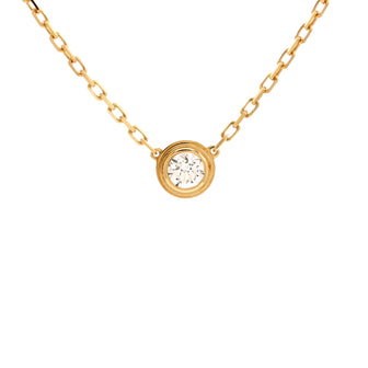 Cartier D'Amour Pendant Necklace 18K Yellow Gold with Diamond Large