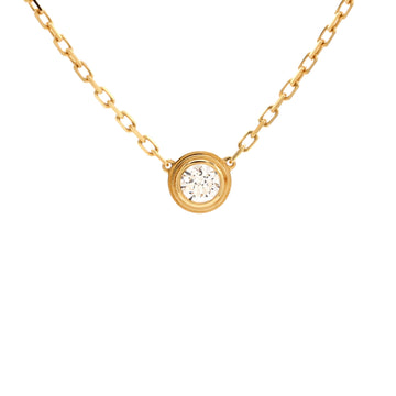 Cartier D'Amour Pendant Necklace 18K Yellow Gold with Diamond Large
