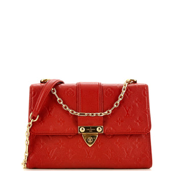 Louis Vuitton Saint Sulpice Handbag Monogram Empreinte Leather PM
