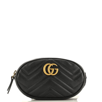 Gucci GG Marmont Belt Bag Matelasse Leather