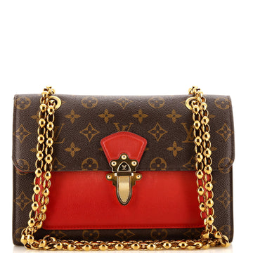 Louis Vuitton Victoire Handbag Monogram Canvas and Leather