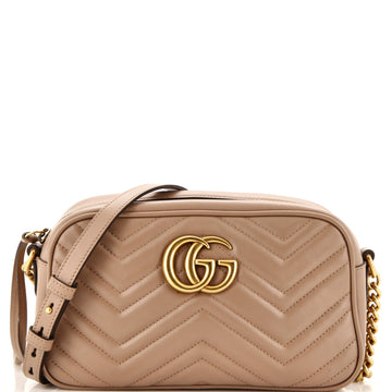 Gucci GG Marmont Shoulder Bag Matelasse Leather Small