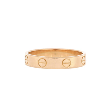 Cartier Love Wedding Band Ring 18K Rose Gold