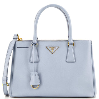Prada Galleria Double Zip Tote Saffiano Leather Medium
