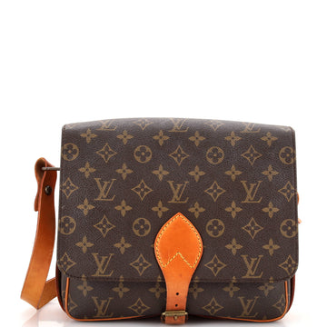 Louis Vuitton Cartouchiere Handbag Monogram Canvas GM