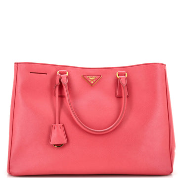 Prada Lux Open Tote Saffiano Leather North South