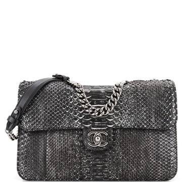 Chanel Perfect Edge Flap Bag Python Jumbo