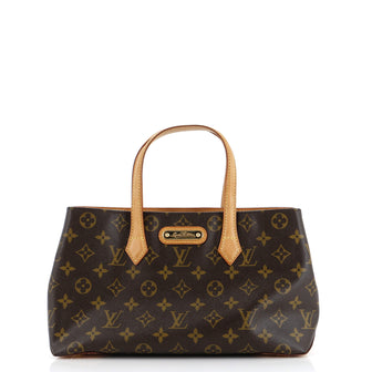 Louis Vuitton Wilshire Handbag Monogram Canvas PM