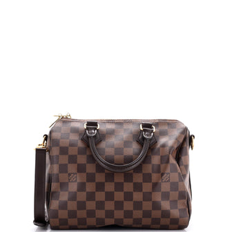 Louis Vuitton Speedy Bandouliere Bag Damier 25