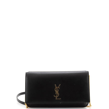 Saint Laurent Classic Monogram Phone Holder Shoulder Bag Leather
